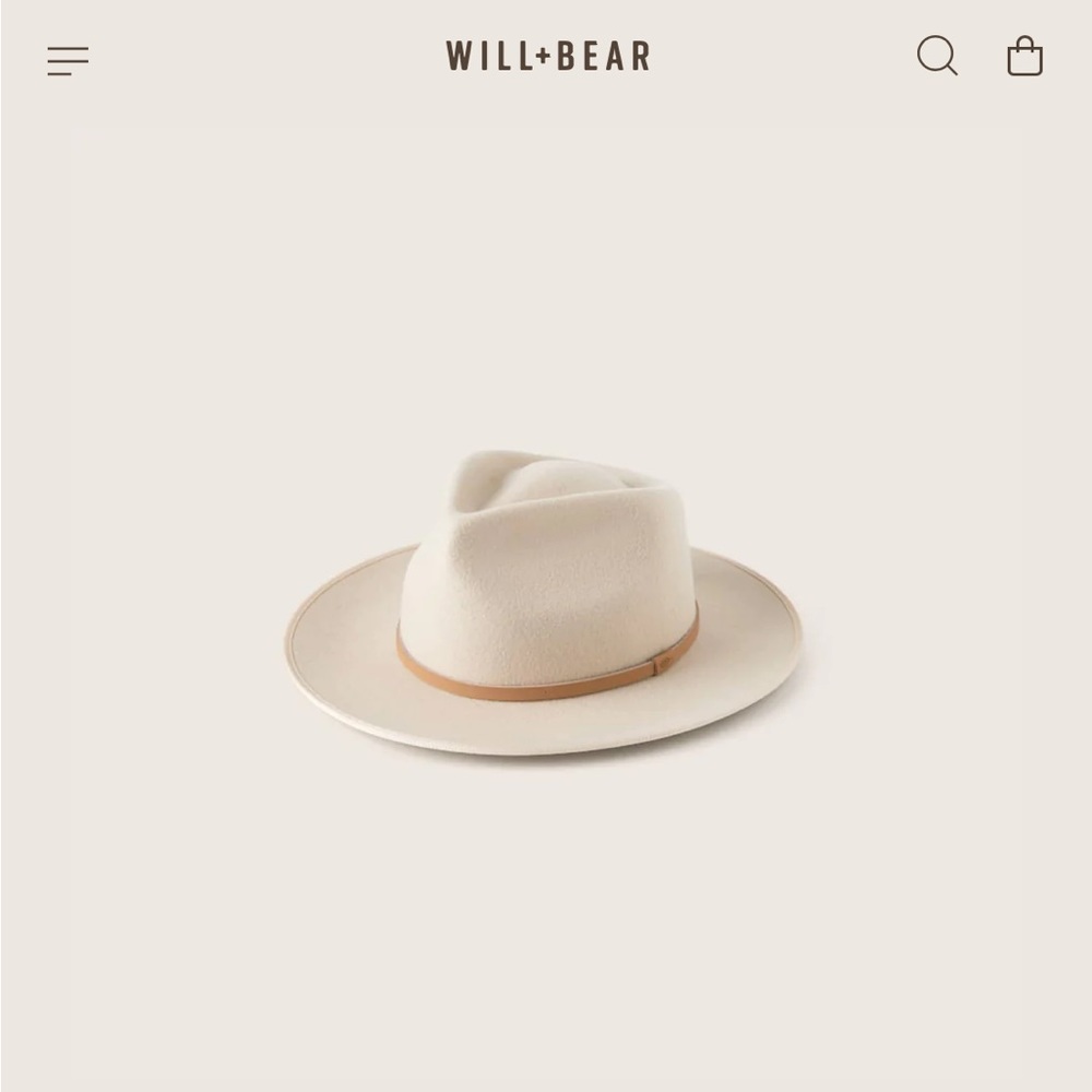 Will+Bear Calloway Cream Hat Small - image 1